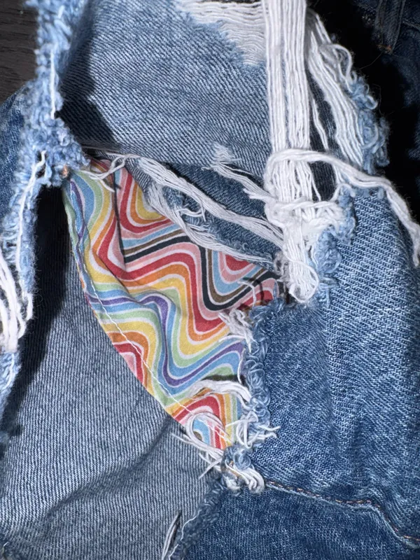 American Eagle Outfitters Highest Rise Baggy Denim Shorts - Image 2