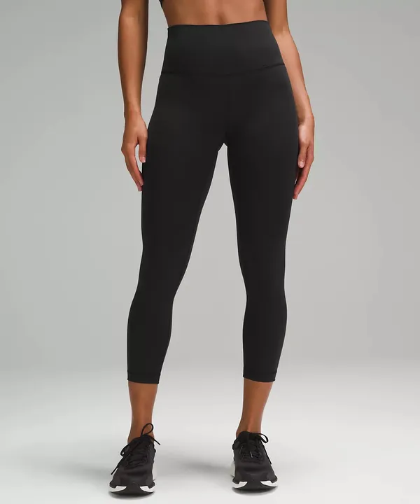 Black Wunder Train High-Rise Crop 23" Leggings - Image 7