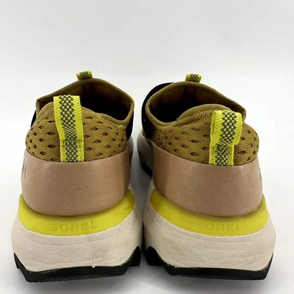 Sorel Kinetic Impact Strap Mesh Sneakers Athletic Slip On Dioxide Gold Black 8 - Image 5