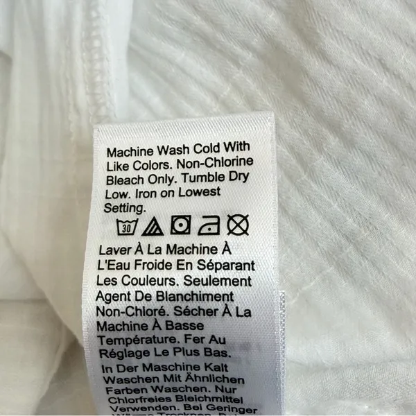 J. Crew White Strappy Tie Back Summer Beach Dress in White Size Small - Image 10