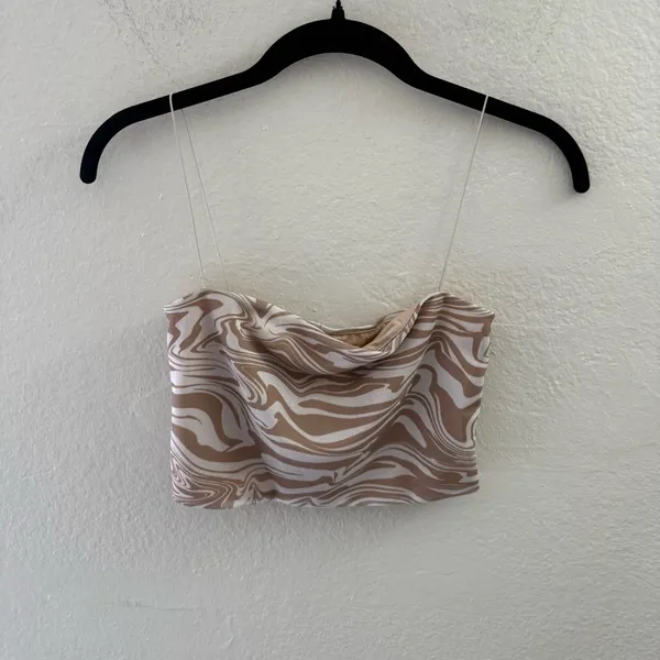 MESHKI Yvonne Crop Top Size S Spring Summer Festival Coachella Vacation - Image 2