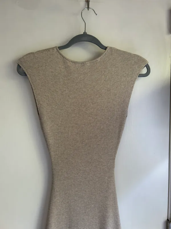 Wilfred Free Aritzia Cutout Knit Midi Dress - Image 13
