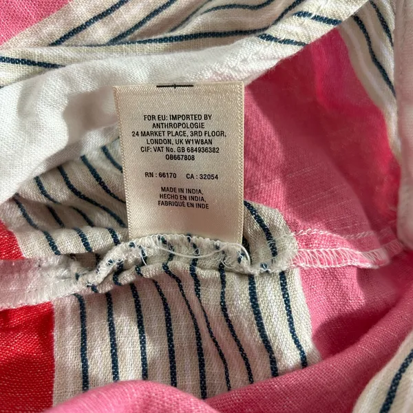 Holding‎ Horses by Anthropologie Oversized 100% Cotton Botton Down Shirt XS/S - Image 7