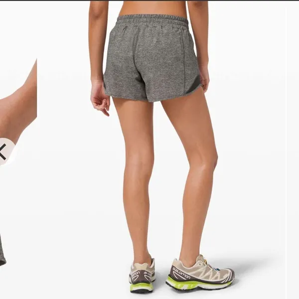 Lululemon Hotty Hot Short II *Long 4" Heather Lux Multi Black - Image 3