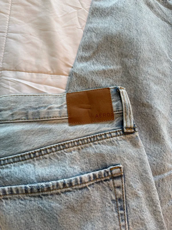 Aeropostale High Rise Baggy Ripped Jeans - Image 8