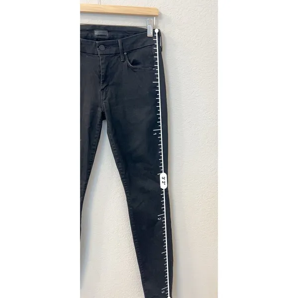 Mother‎ Denim The Looker Black Denim Women's Jeans 27 - Image 5