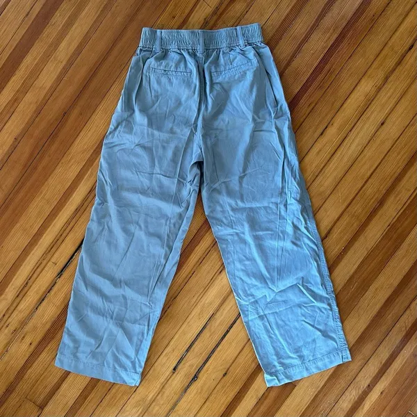 Madewell The Neale Straight-Leg Drapeweave Pant in Overcast Size 4 - Image 4