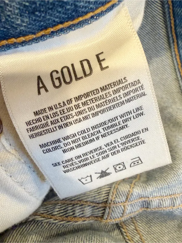 AGOLDE Jamie High Rise Classic‎ Jeans Distressed Dakota Wash size 24 - Image 8