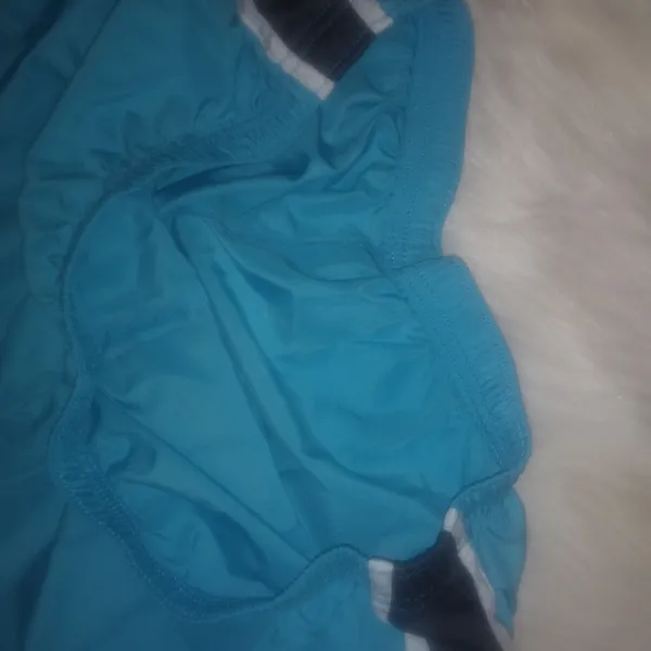 Turquoise XL White Dark Gray Running Shorts XL - Image 2