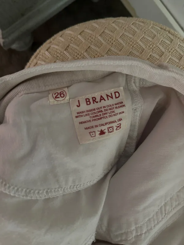 J Brand White Skinny Jeans Corduroy - Image 4