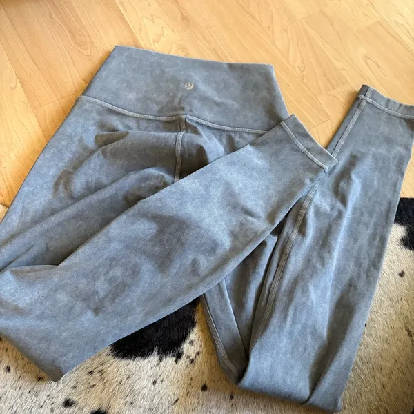 LULULEMON Wunder Under In Washed Moon‎ Blue Size 4 - Image 6
