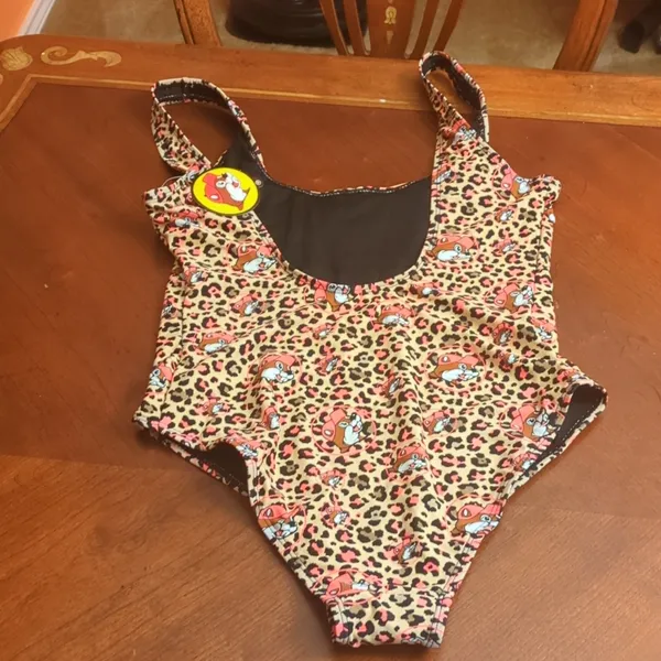 Women's Buc-ee's All Over Print One Piece Swimsuit Size XS - Image 7
