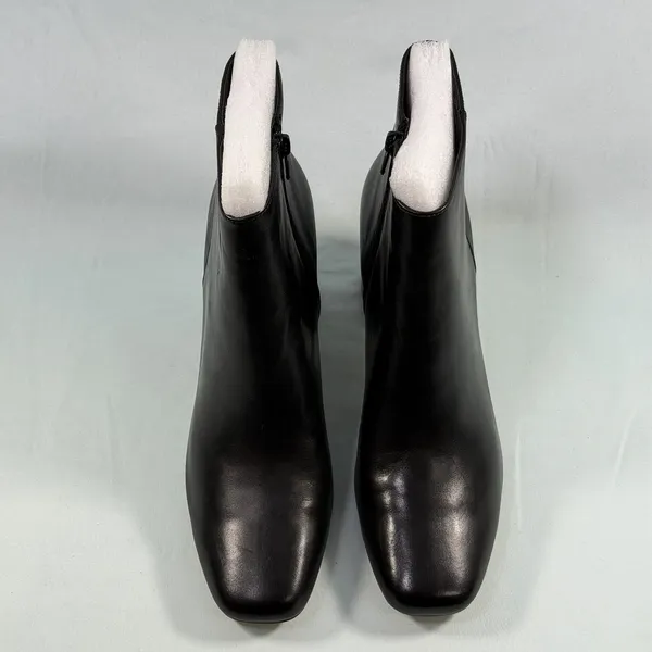 Bella Vita Size-12M Womens Wilma Square Toe Ankle Boot‎ - Black Leather - Image 9