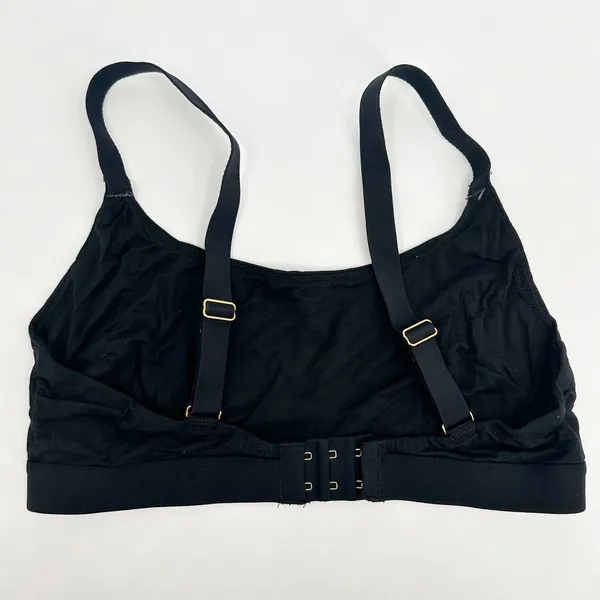 Lively Womens‎ Everyday Wireless Buttery Soft T-Shirt Bra Size M Black - Image 4