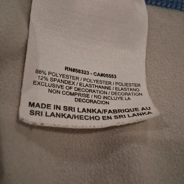 Nike Blue Patterned Long-Sleeve Top - Image 6