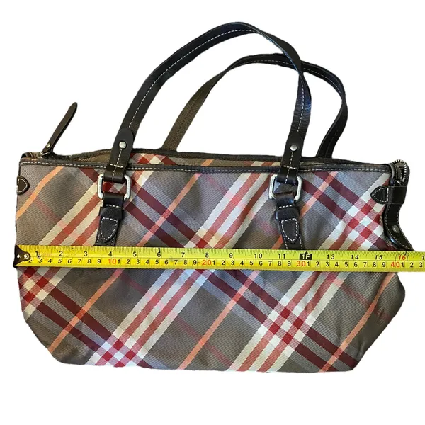 Burberry Blue Label Nova Check Canvas & Leather Purse - Image 16
