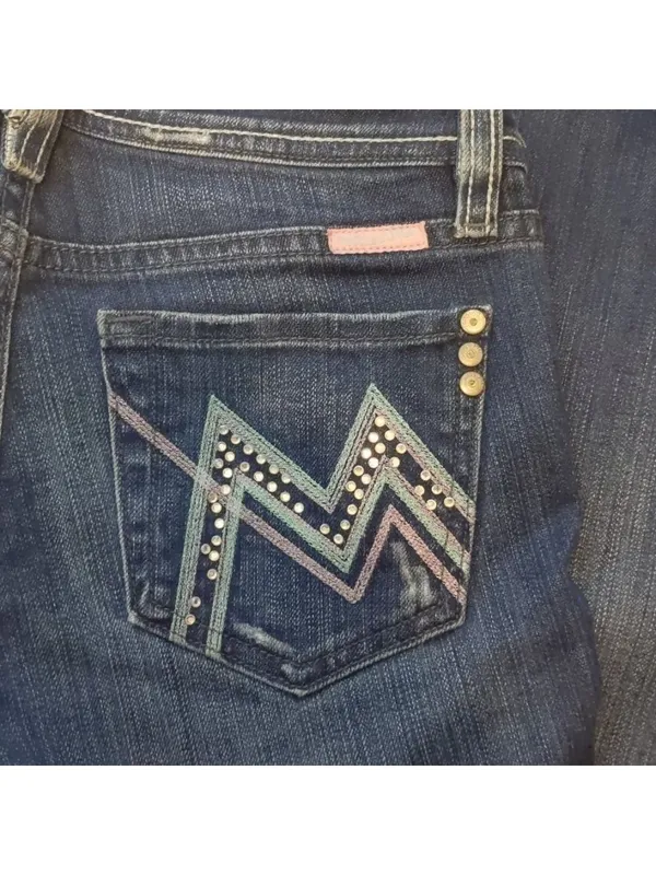 Miss me embroidered jeans size 27 - Image 5