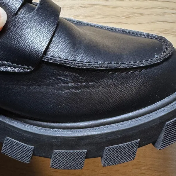Crown Vintage Black Loafer Size 7.5 Women's - Image 6