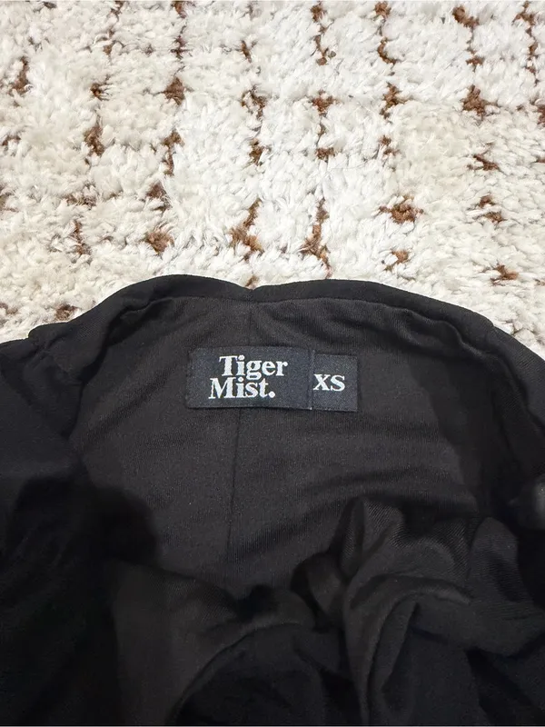 Tiger Mist — Black Ruched Halter Top - Image 3