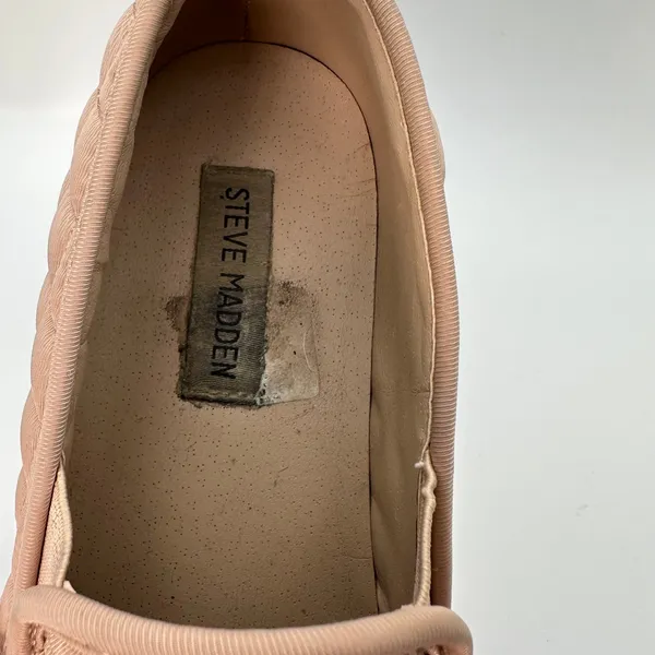 Steve‎ Madden ECNTRCQT Quilted Blush Pink Slip On Sneakers Women's Size 7.5M - Image 13