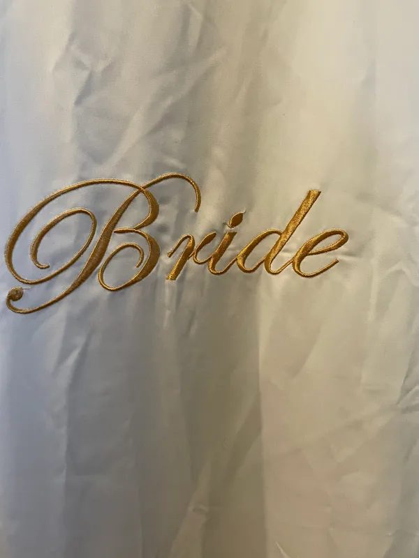 Bridal Robe White Size XL - Image 3