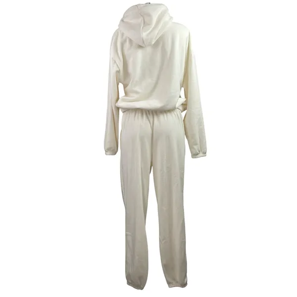 MP MyProtein Women's Cream Lounge Hoodie Hooded Sweatpants 2 Piece Set Size S - Image 3