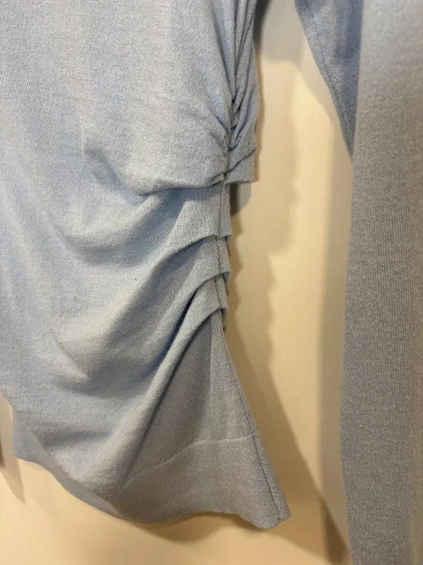 🌟 Lk Bennett 🌟 Dora Crew Neck Merino Wool Cotton Blend Sweater Blue Xs - Image 11