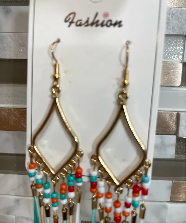 Bohemian Earrings Gold - Image 5