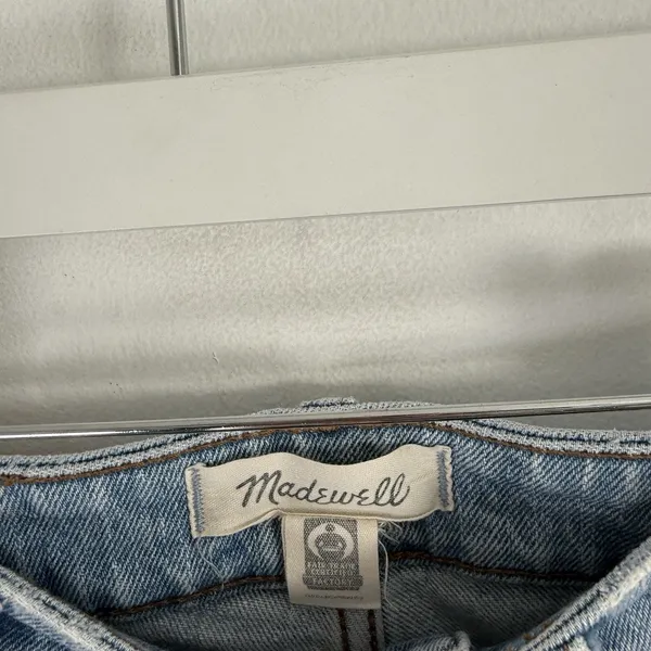 Madewell Curvy Perfect Vintage Jean Coney Wash Distressed High‎ Rise Womens 24 - Image 4