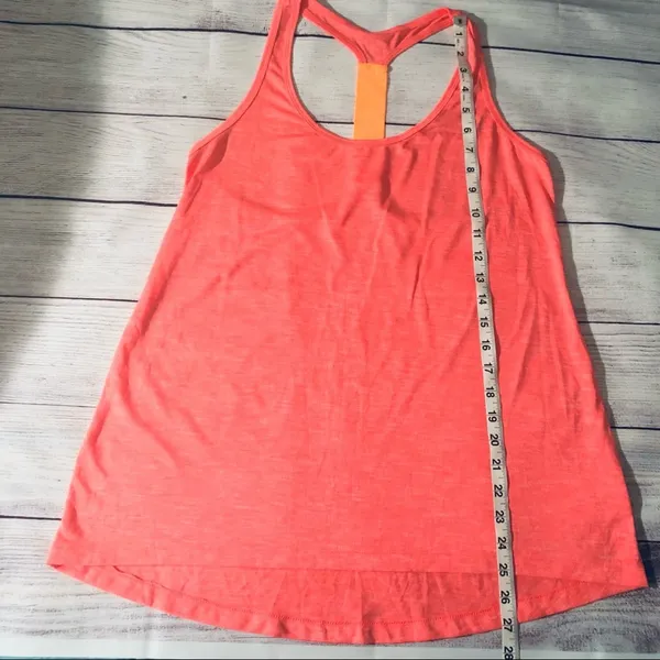 Old Navy Women’s Orange Athletic Tank Sz M - Image 4