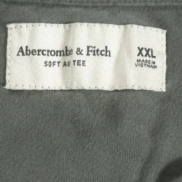 Abercrombie & Fitch Henley DIY Cutoff Cropped Sleeveless Green Tank Top XXL - Image 3