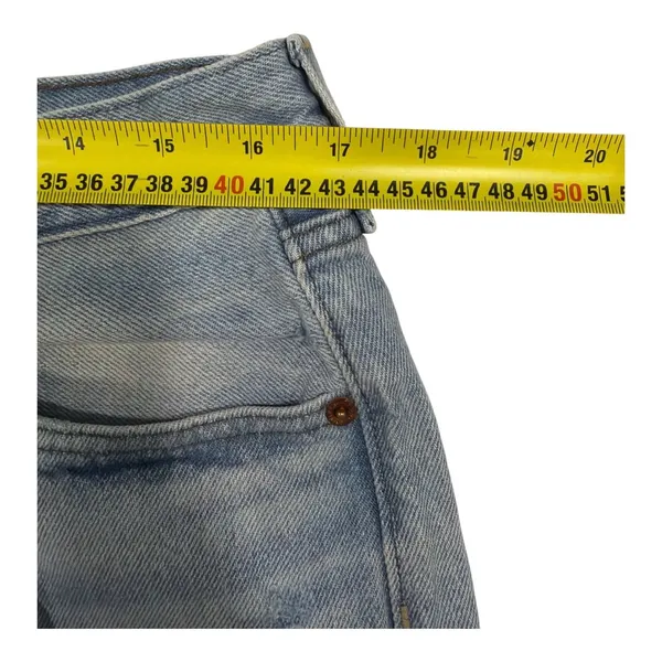 Universal Thread 90s Baggy Short Distressed Blue Denim Cut-Off Jean Shorts Size - Image 2