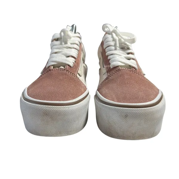 Vans Old Skool Stackform Platform Shoe Sneaker Earthy Blocking Size W9.5/M8 - Image 2