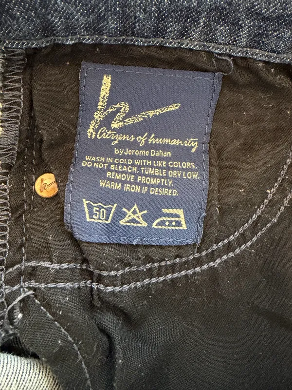 Vintage Citizens of Humanity Jeans Low Rise Bootcut made in USA size 28 - Image 4