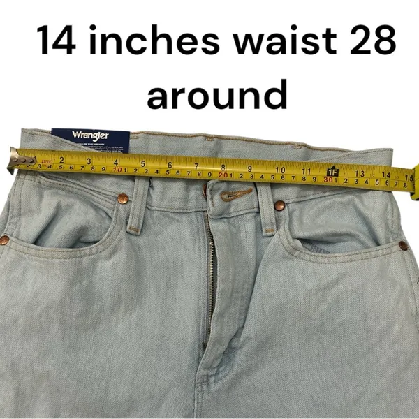 Wrangler Cowboy Cut Jeans 14MWZ Slim Fit Tapered Leg – 3x32 Light Wash – NWT - Image 6