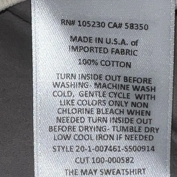 Current/Elliott Womens Top Electric Crewneck Graphic Sweatshirt‎ Size 0 Ivory - Image 9