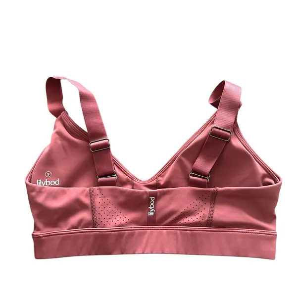 LILYBOD Vaylor‎ Sports Bra In Dusty Rose Small - Image 3