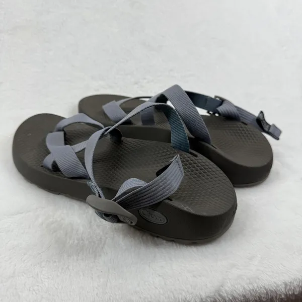 Chaco‎ Womens JCH107836 Gray Adjustable Strap Sandals Size 9 Casual Shoes - Image 11