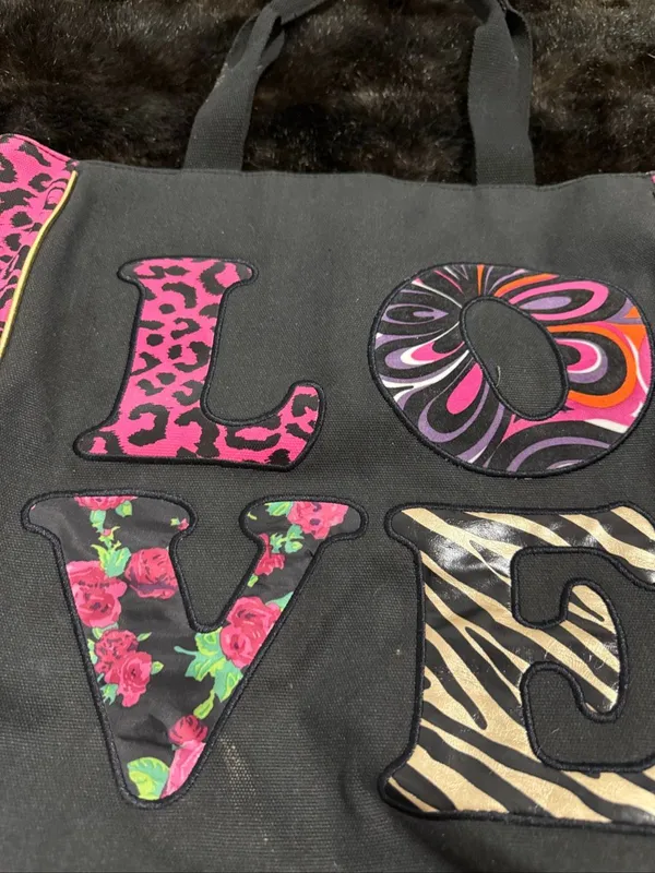 Betseyville by Betsey Johnson Tote Bag Cheetah Love 14x16 - Image 2