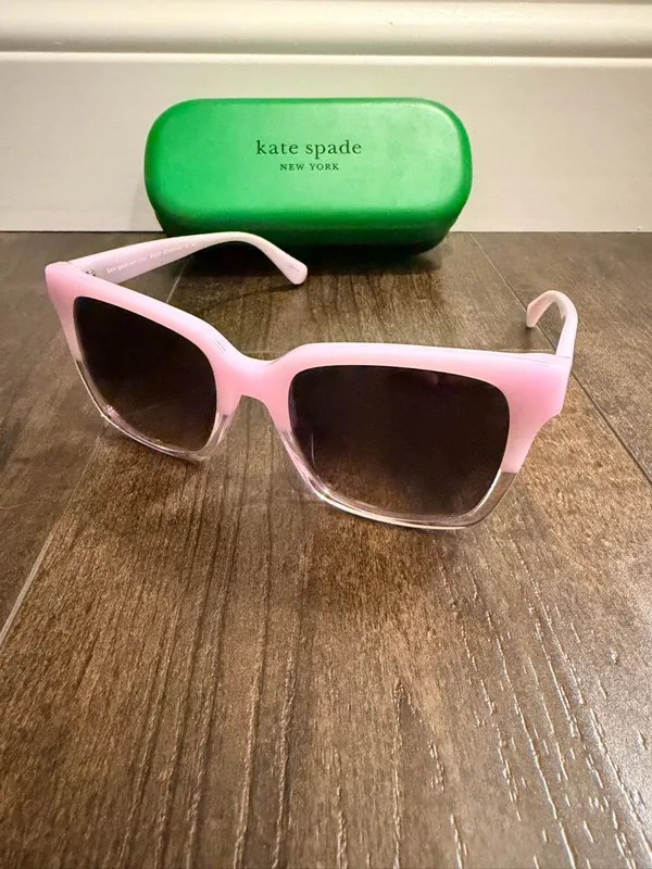 NEW Kate Spade Harlow Gradient Square Sunglasses - Violet - Image 2