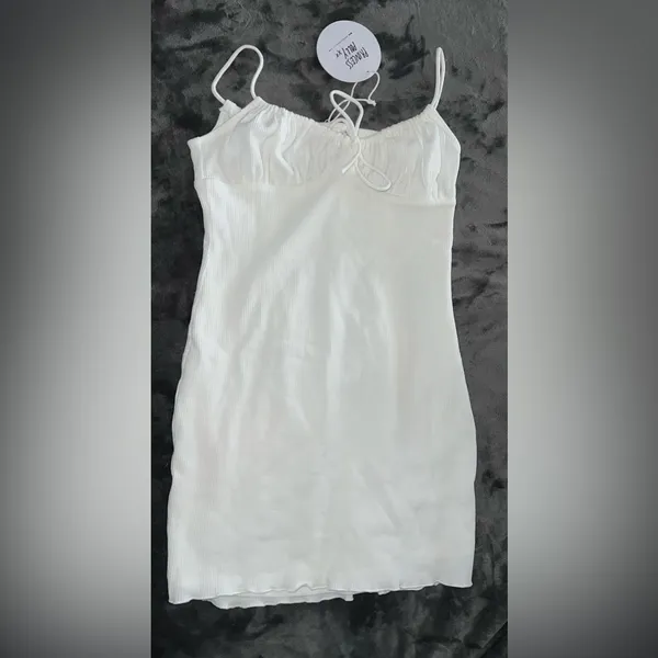Princess Polly Slow Dancing Mini Dress in White Size 6 New with tag - Image 12