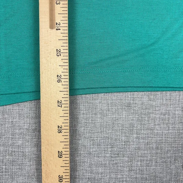 Lauren Ralph Lauren Tunic T-Shirt Womens M Green Dolman Sleeve Jersey Stretch - Image 3