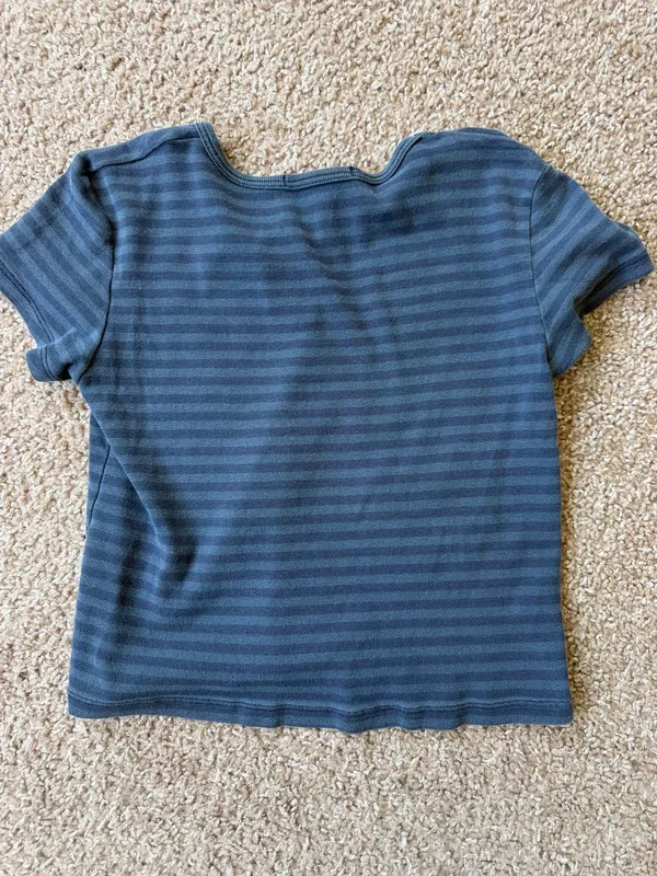 Brandy Melville Hailie Striped Top - Image 4