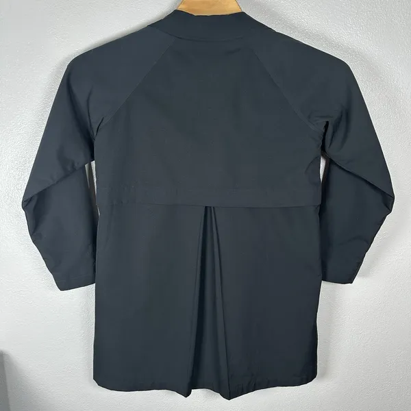 L.L.Bean Womens Small‎ Black Full Zip Snap Long Jacket Removeable Liner Outdoor - Image 6