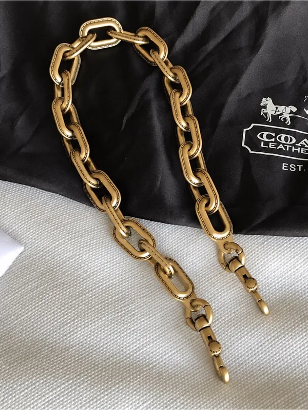Coach Gold Chunky Chain Link Strap - Image 12