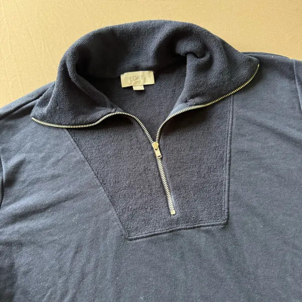 Loft terry quarter-zip pullover sweatshirt - Image 5