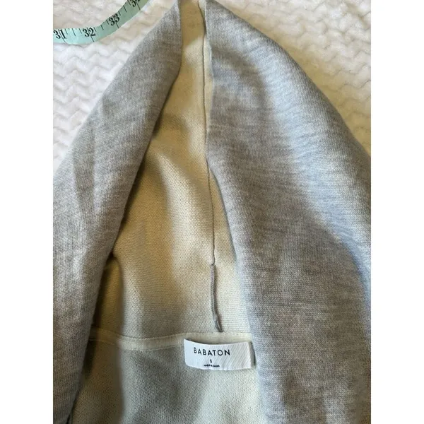 Babaton Aritzia Merino Wool Open Front Cardigan‎ Sweater Women Small - Image 9