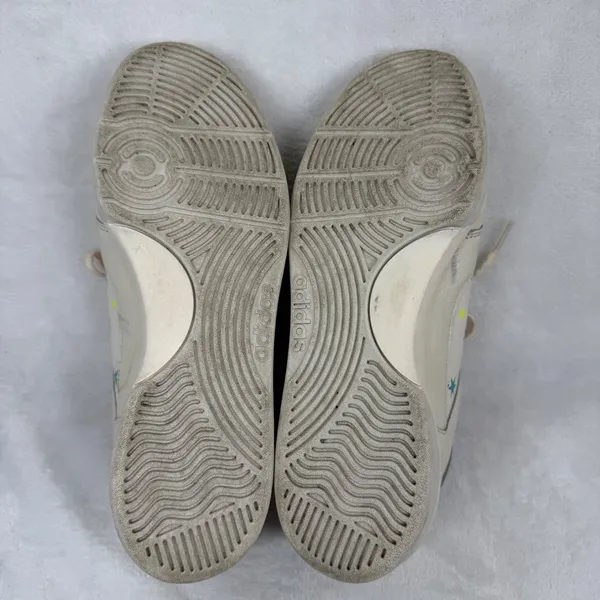 Adidas Rivalry Low Sneakers‎ Off White Cream Star Print Retro Leather Shoes 10 - Image 12