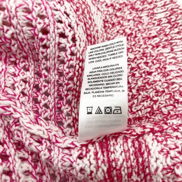 Scoop Womens‎ Sweater Tank Size Small Open Knit Ruffle Bohemian Feminine Cottage - Image 10