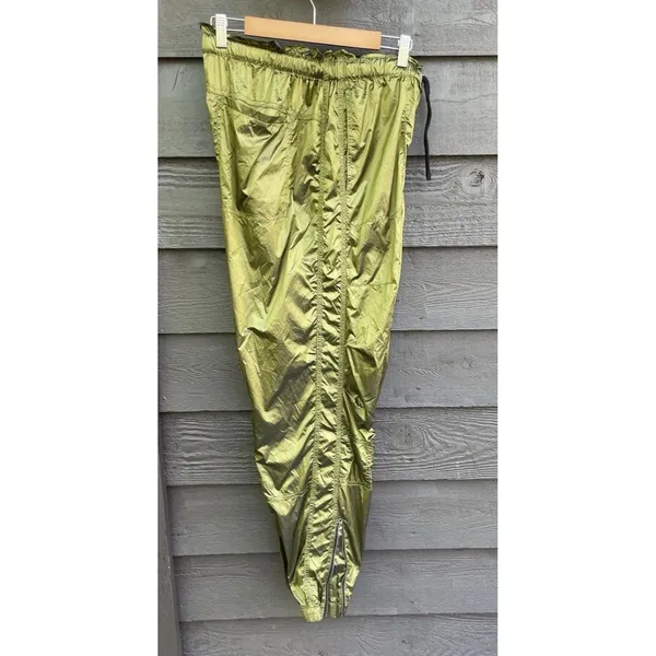 Free People FP Movement Trekker Pants Sz L Olive Green Parachute Cargo Jogger - Image 6